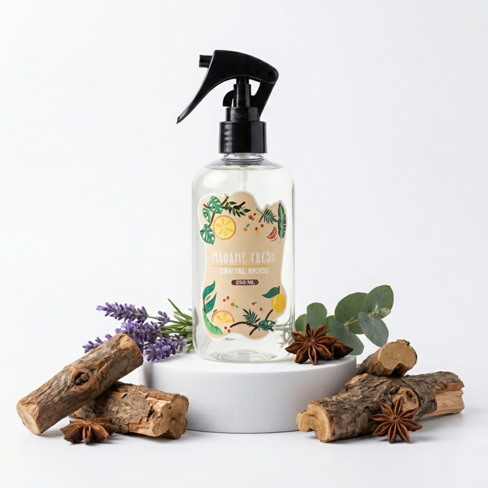 Aromatizante Sandalo Madame Fresh, aromatizante para el hogar, aroma maderoso