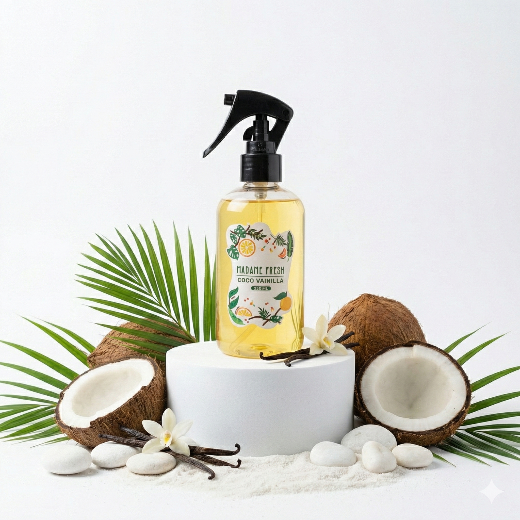 Aromatizante Coco Vainilla Madame Fresh aromatizante para el hogar aroma dulce