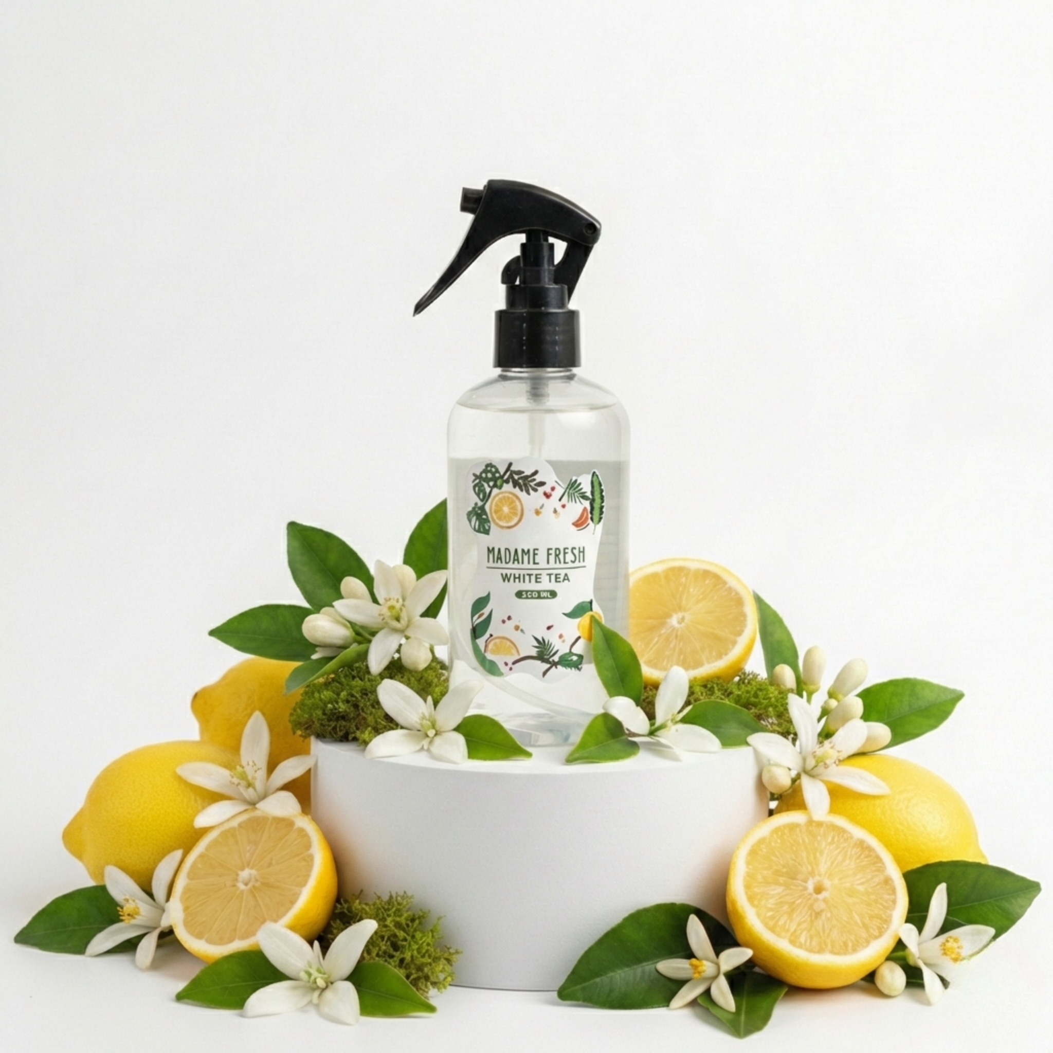 Aromatizante te blanco Madame Fresh, aromatizante para el hogar aroma citrico floral