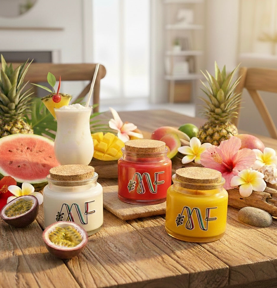 Pack de velas aromáticas Aura Tropical Madame Fresh, aroma tropical para el hogar
